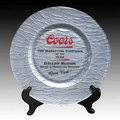 Silver Deerfield Award Plate